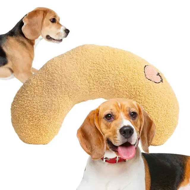 Pet Calming Pillow Comfortable Cute U Shaped Pet Pillow Cat Pillow Skin-Friendly Elastic Cushion Pet Accessories For Dogs