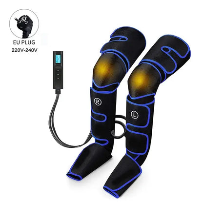 Rechargeable Leg Muscle Relaxer 6 modes Air Compression Recovery Boot Lymph Release Relieve Foot Fatigue Heating Leg Massager