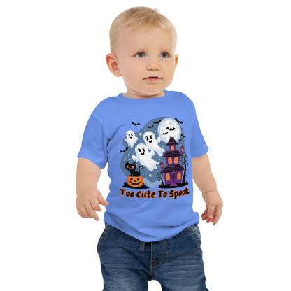 Viral Baby Jersey Short Sleeve "Too Cute To Spook" Tee