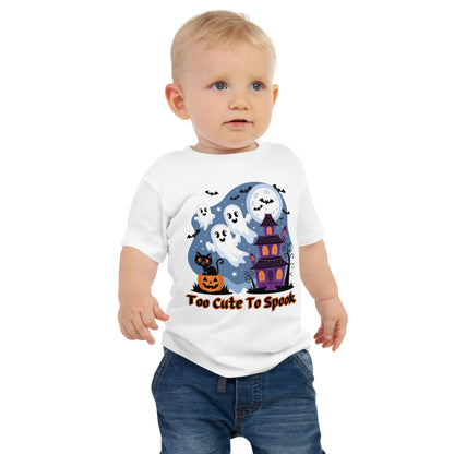 Viral Baby Jersey Short Sleeve "Too Cute To Spook" Tee