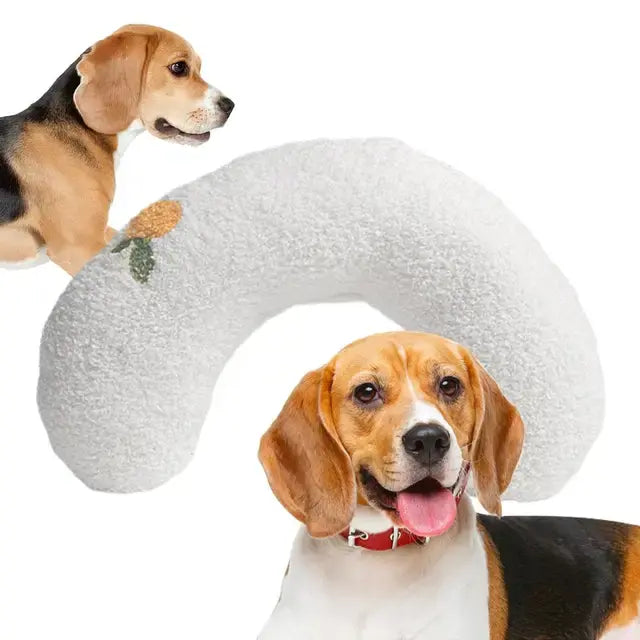 Pet Calming Pillow Comfortable Cute U Shaped Pet Pillow Cat Pillow Skin-Friendly Elastic Cushion Pet Accessories For Dogs