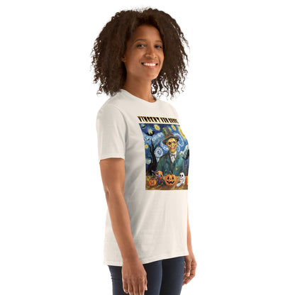 "Vincent Van Ghoul" Unisex Short-Sleeve Tee - Artistic, Comfortable, and Perfect for Halloween - Short-Sleeve Unisex T-Shirt