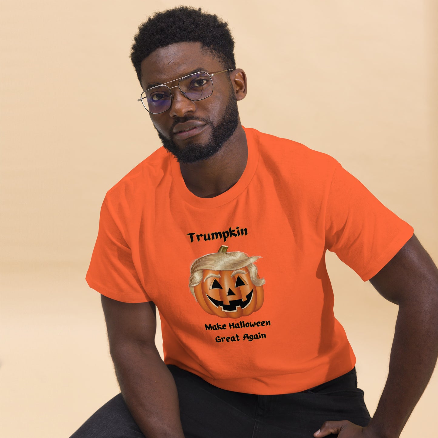 "Trumpkin - Make Halloween Great Again" Unisex Classic Tee - Soft, Stylish, and Perfect for Halloween