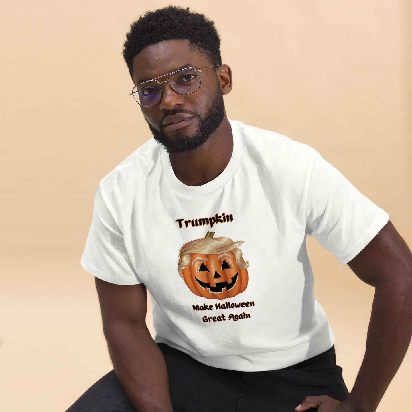 "Trumpkin - Make Halloween Great Again" Unisex Classic Tee - Soft, Stylish, and Perfect for Halloween