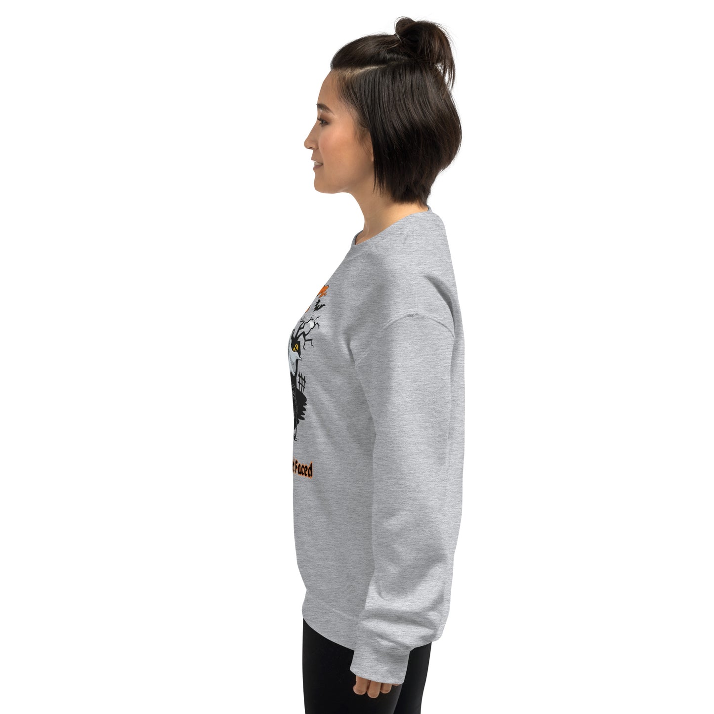 The viral "Let's Get Sheet Faced" Unisex Sweatshirt - Cozy, Playful, and Perfect for Halloween - Unisex Sweatshirt