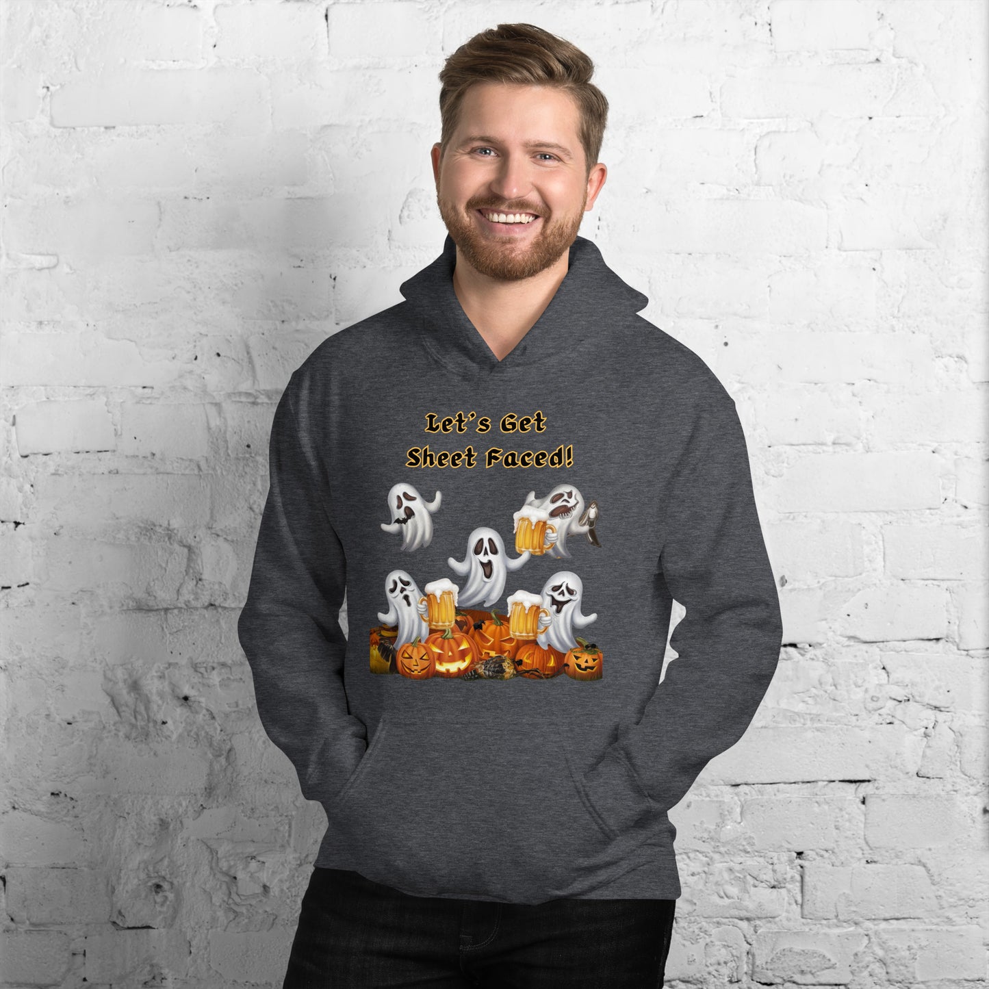 The Viral "Let's Get Sheet Faced" Unisex Hoodie - Cozy, Playful, and Perfect for Cooler Evenings