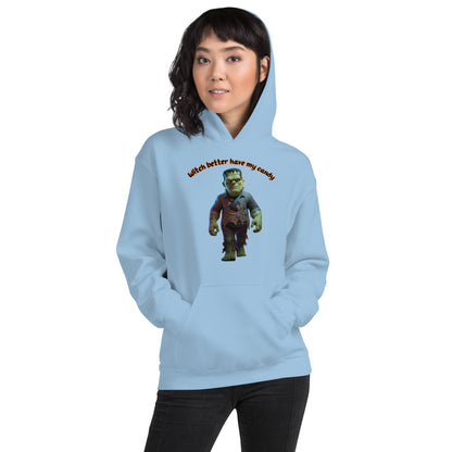 "Witch Better Have My Candy" Unisex Hoodie - Playful and Cozy Halloween Style for All