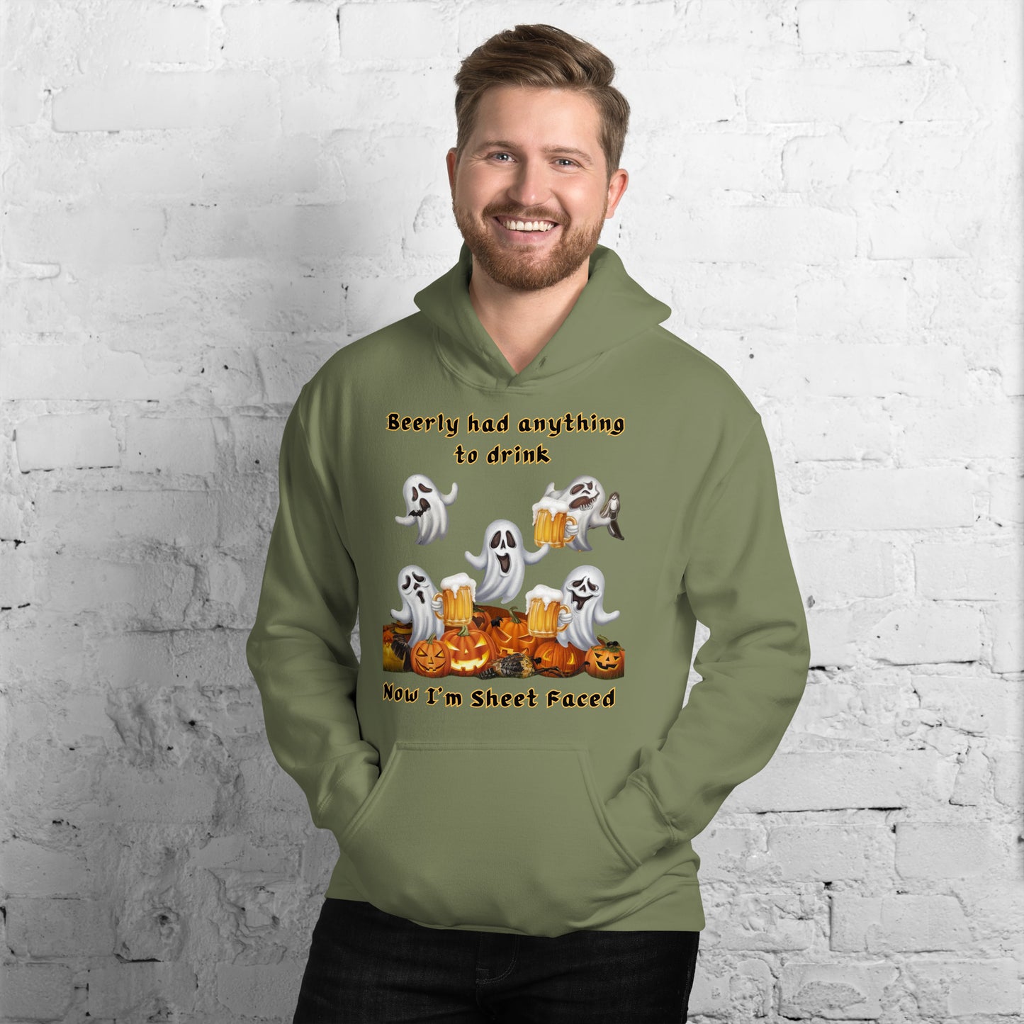 Viral Drunken Ghost Unisex Hoodie - Cozy, Fun, and Perfect for Cooler Evenings