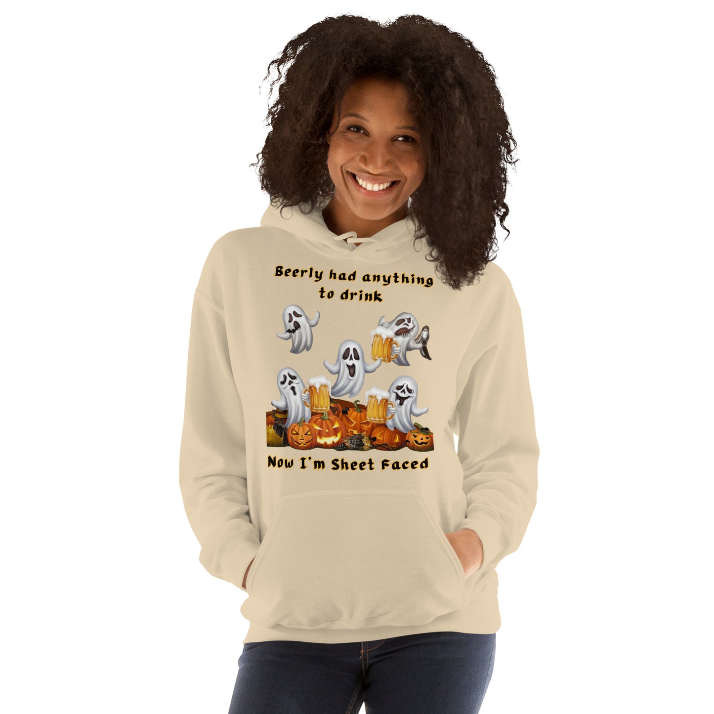 Drunken Ghost Unisex Hoodie - Cozy, Fun, and Perfect for Cooler Evenings - Unisex Hoodie