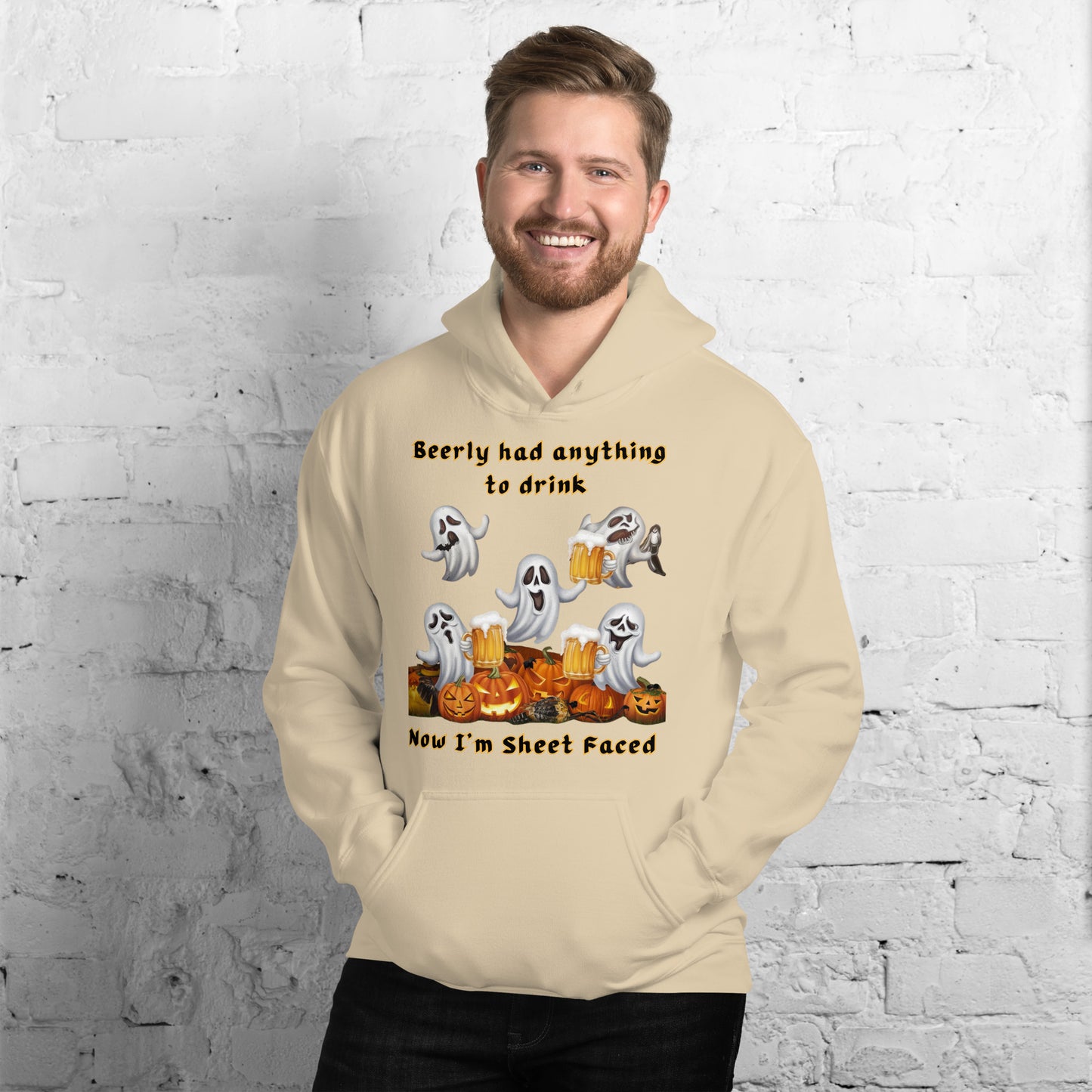 Viral Drunken Ghost Unisex Hoodie - Cozy, Fun, and Perfect for Cooler Evenings