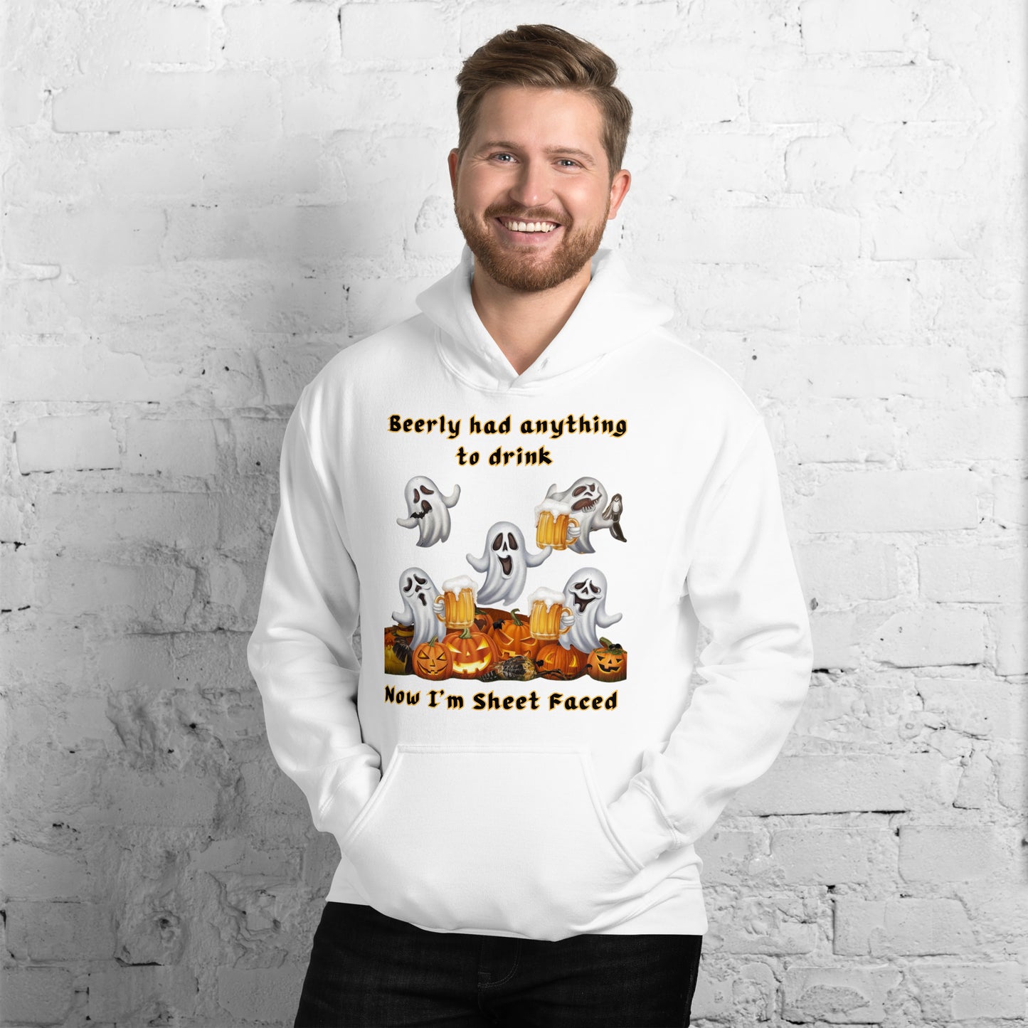 Viral Drunken Ghost Unisex Hoodie - Cozy, Fun, and Perfect for Cooler Evenings