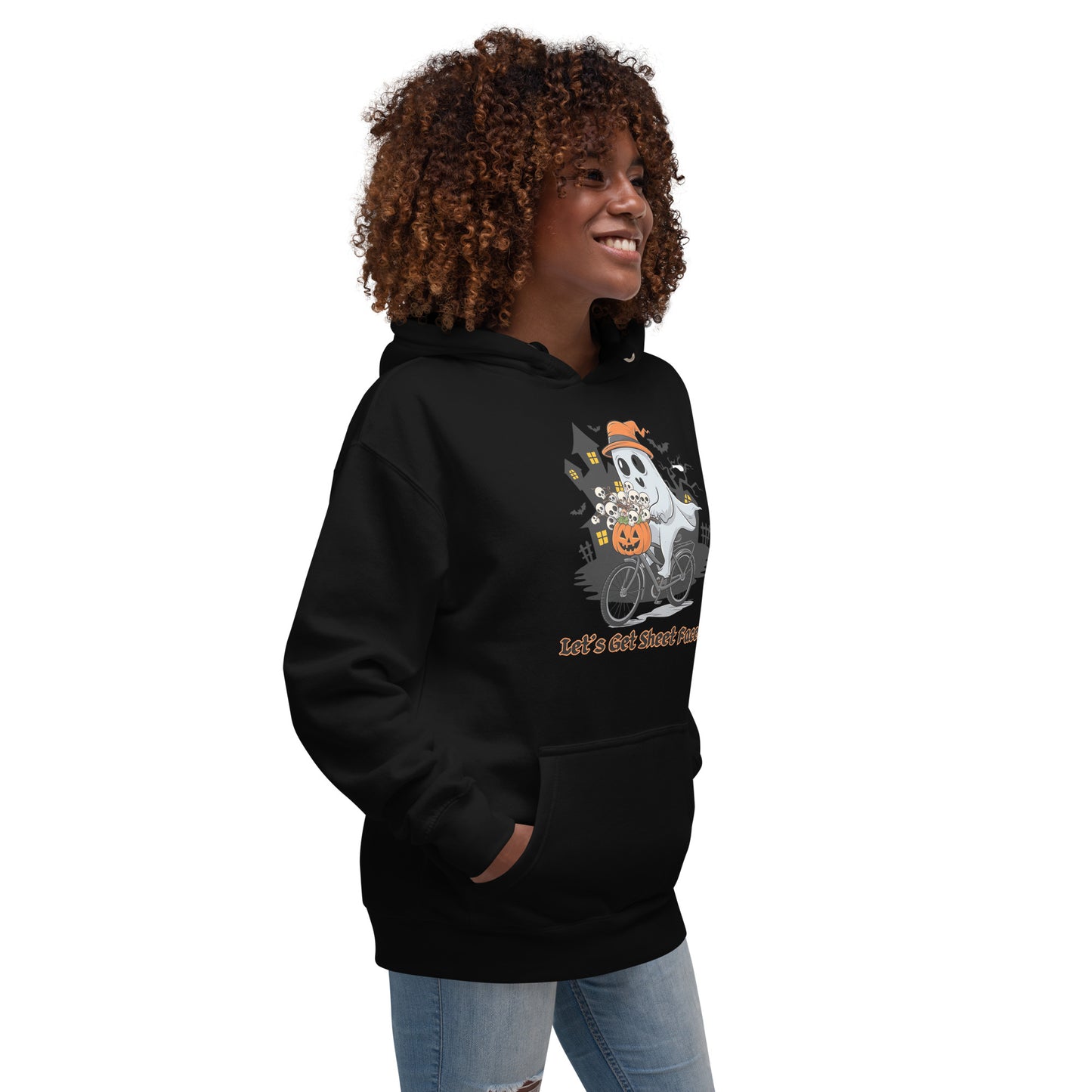 The Viral "Let's Get Sheet Faced" Unisex Hoodie - Soft, Stylish, and Perfect for Halloween Fun - Unisex Hoodie