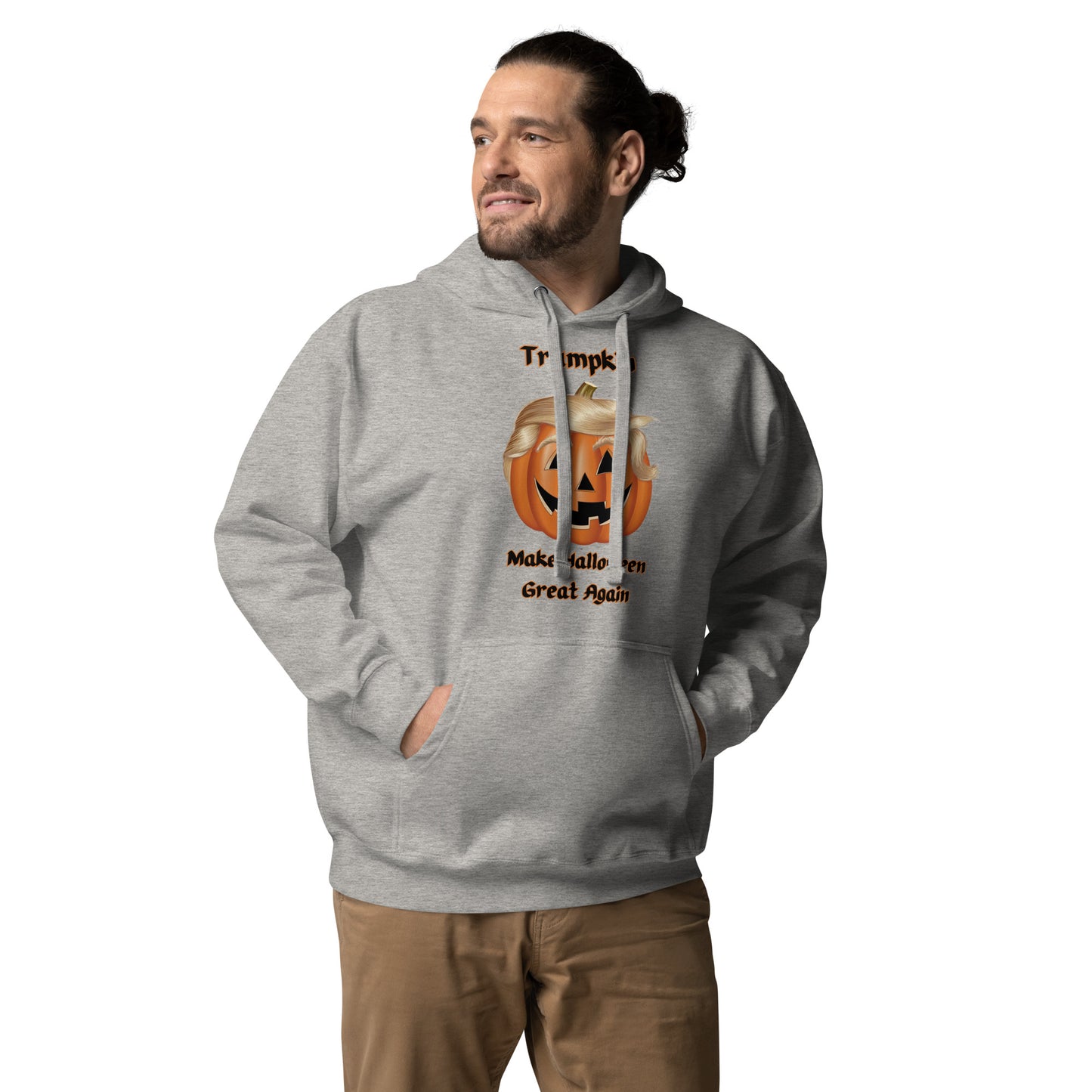 "Trumpkin - Make Halloween Great Again" Unisex Hoodie - Soft, Stylish, and Perfect for Halloween