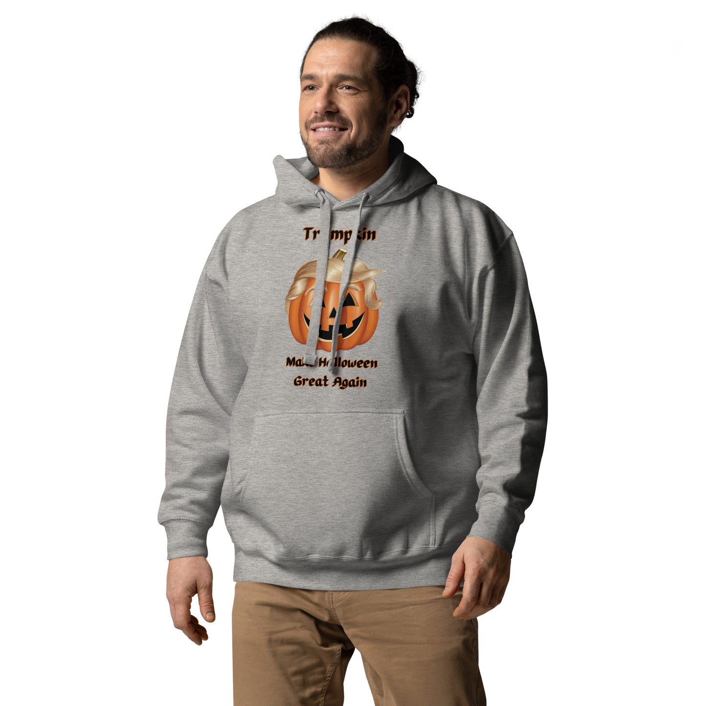 "Trumpkin - Make Halloween Great Again" Unisex Hoodie - Soft, Stylish, and Perfect for Halloween