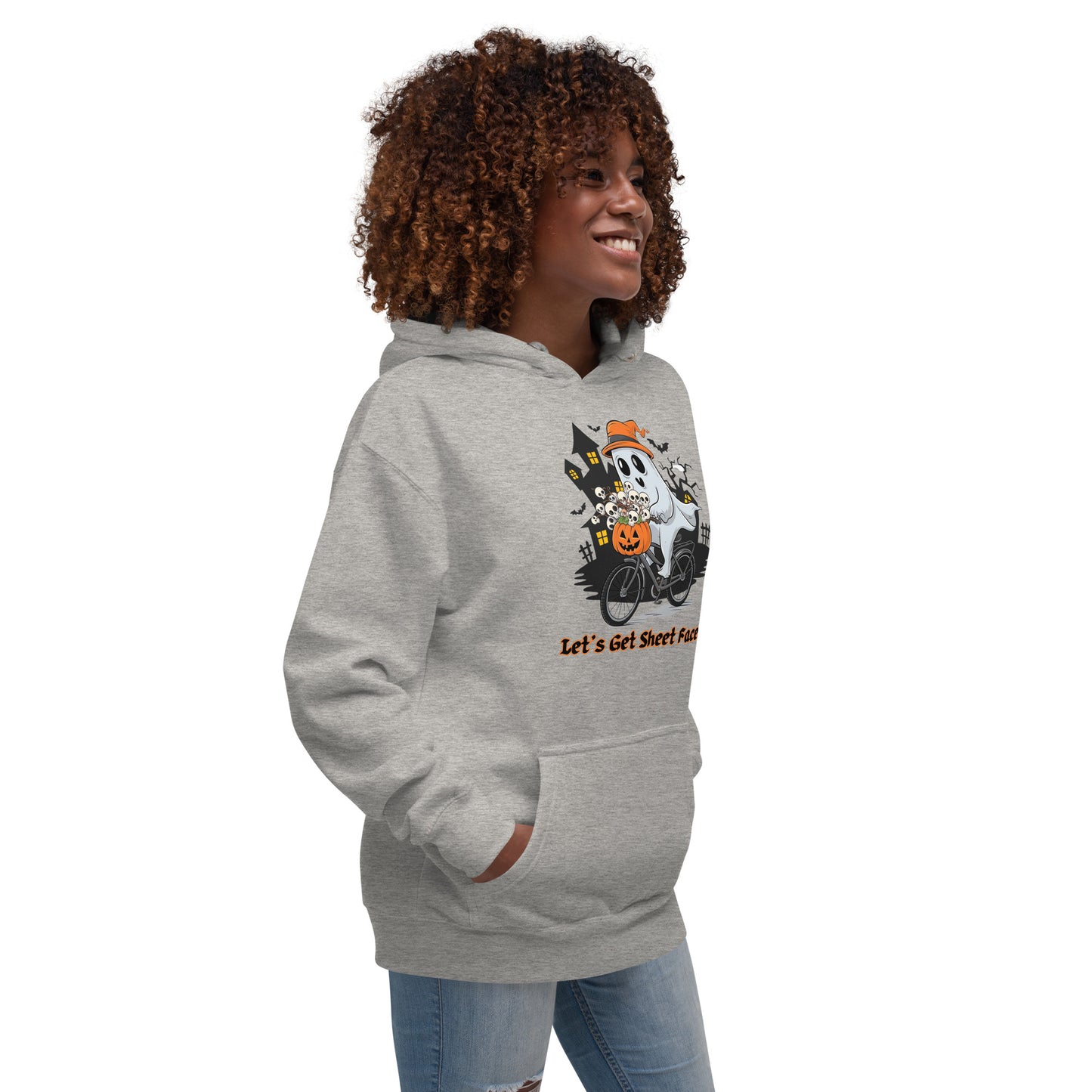 The Viral "Let's Get Sheet Faced" Unisex Hoodie - Soft, Stylish, and Perfect for Halloween Fun - Unisex Hoodie