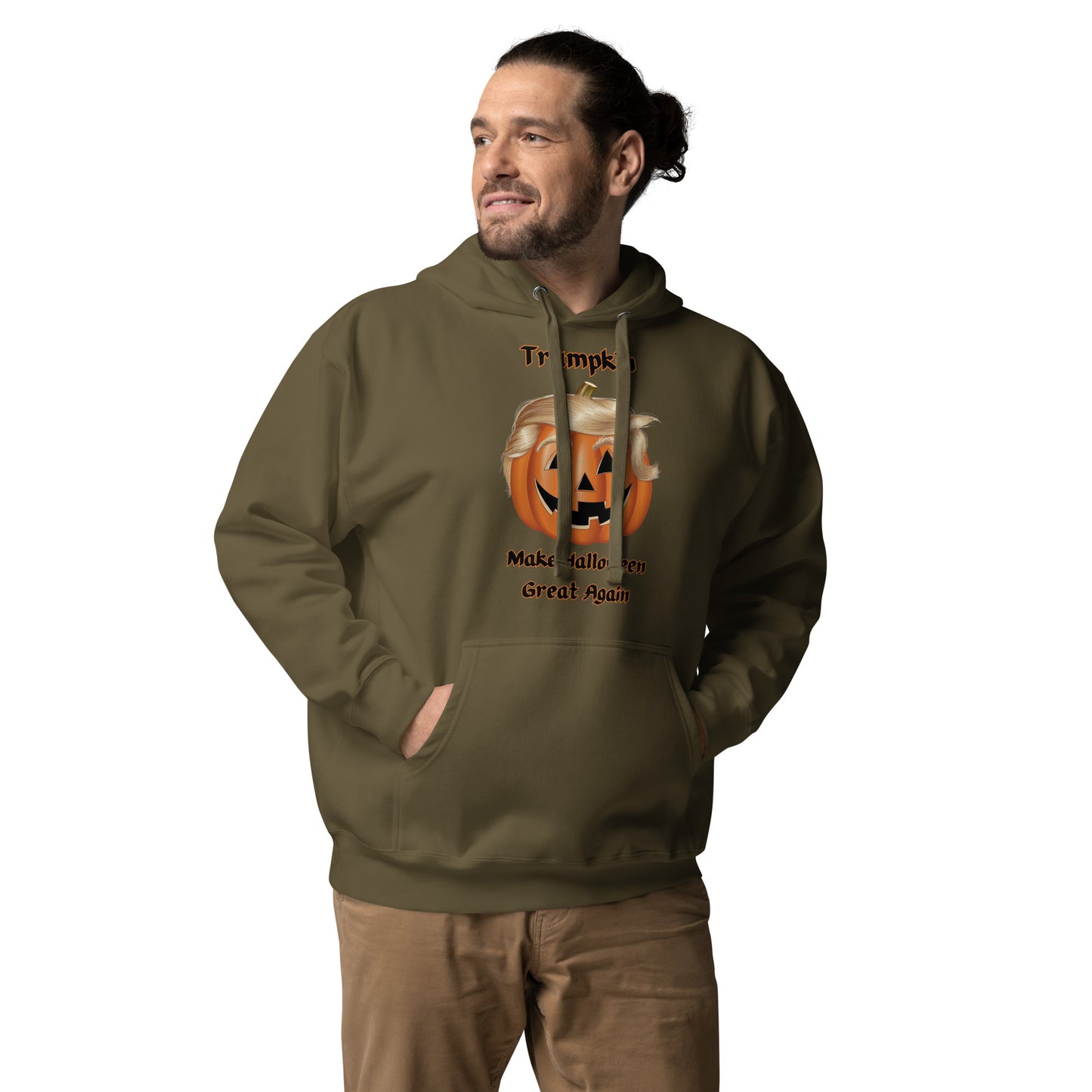 "Trumpkin - Make Halloween Great Again" Unisex Hoodie - Soft, Stylish, and Perfect for Halloween