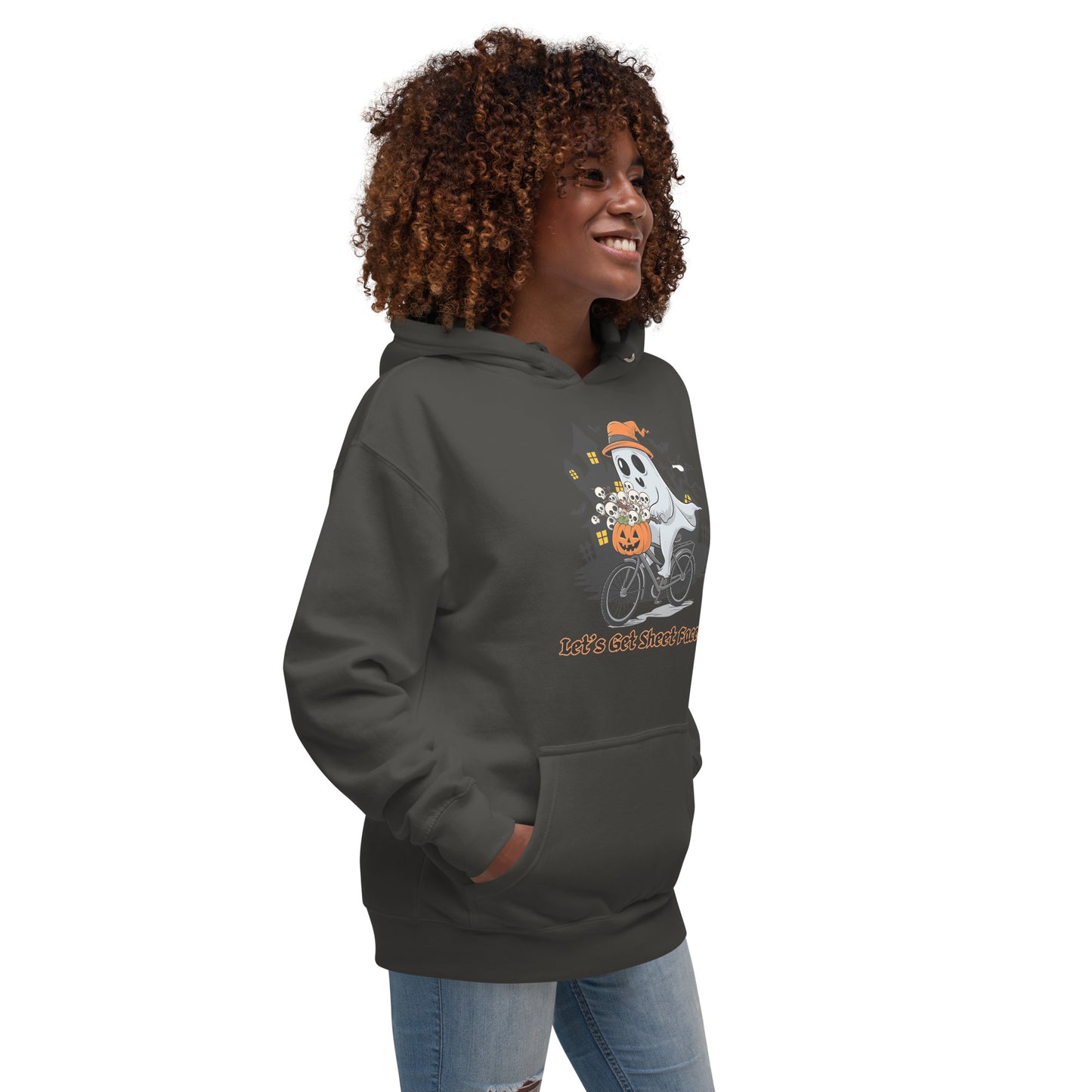 The Viral "Let's Get Sheet Faced" Unisex Hoodie - Soft, Stylish, and Perfect for Halloween Fun - Unisex Hoodie