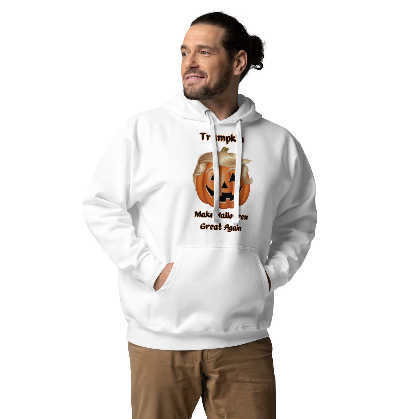 "Trumpkin - Make Halloween Great Again" Unisex Hoodie - Soft, Stylish, and Perfect for Halloween