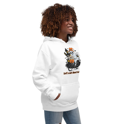 The Viral "Let's Get Sheet Faced" Unisex Hoodie - Soft, Stylish, and Perfect for Halloween Fun - Unisex Hoodie