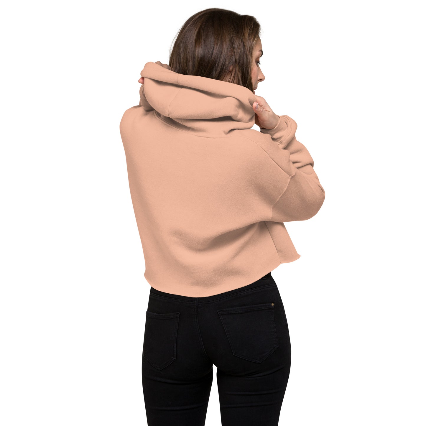 The Viral "Just Here For The Boos" Crop Hoodie - Trendy, Fun, and Perfect for Halloween - Crop Hoodie