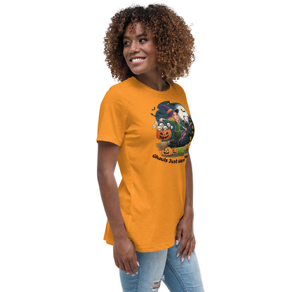 "Ghouls Just Wanna Have Fun" Women's Relaxed Tee - Soft, Stylish, and Perfect for Halloween - Women's Relaxed T-Shirt