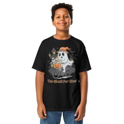 "Too Ghoul For Skool" Youth Classic Tee - Durable, Fun, and Perfect for Halloween - Youth classic tee