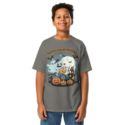 "Spooky Squad Member" Youth Classic Tee - Durable, Stylish, and Perfect for Halloween Adventures