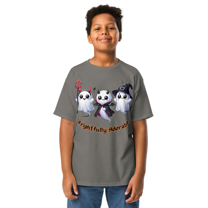 "Frightfully Adorable" Youth Classic Tee - Stylish, Comfortable, and Perfect for Halloween