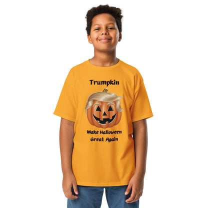 "Trumpkin - Make Halloween Great Again" Youth Classic Tee - Fun, Comfortable, and Perfect for Halloween