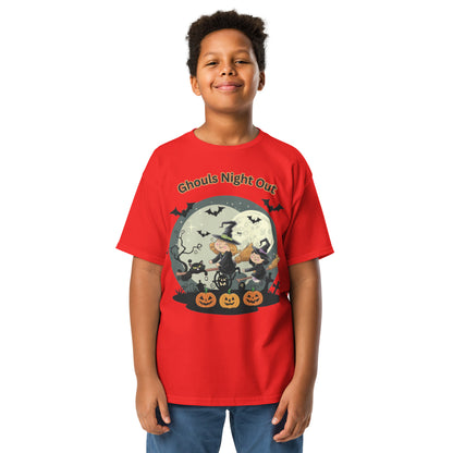 "Ghouls Night Out" Youth Classic Tee - Stylish, Comfortable, and Perfect for Halloween Fun